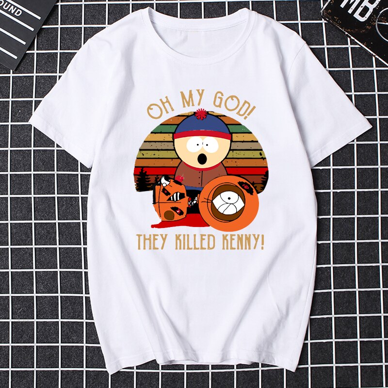 Oh My God They Killed Kenny - T-Shirt - South Park Fan Wear - TV Garments-72588-white-XS-