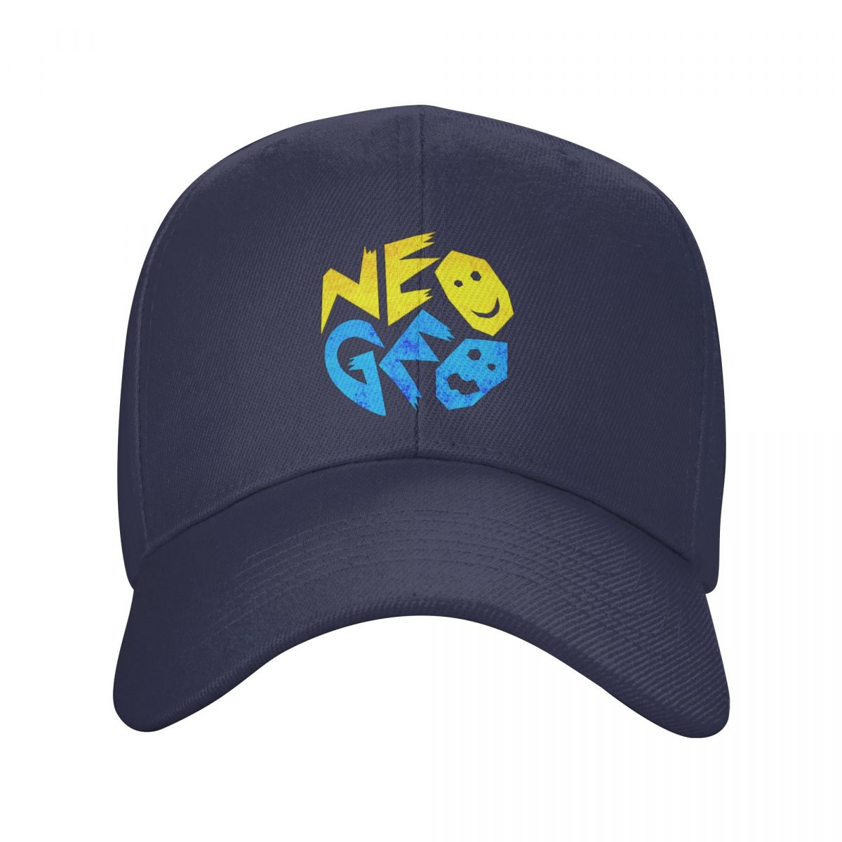 Neo Geo Arcade Game - Retro Gamer - Snapback Baseball Cap - Summer Hat For Men and Women-Navy Blue-Adjustable Cap-
