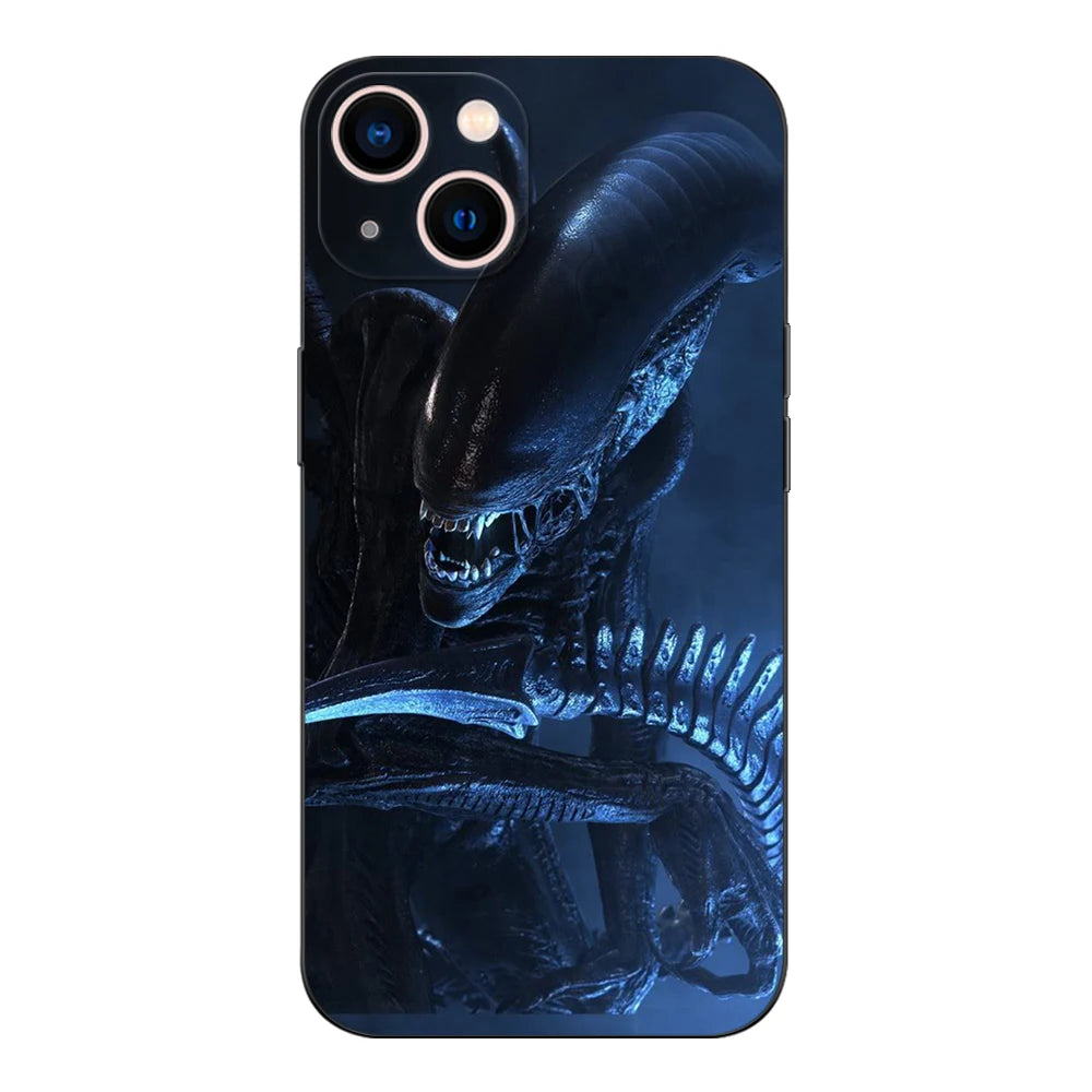 Xenomorph Aliens Predator Concept - TCL Phone Case - Suitable for 30 Plus, 303, 30XE, 30V, 30SE, E, 306, 305 - Black TPU Design.-45351-TCL 30 5G-