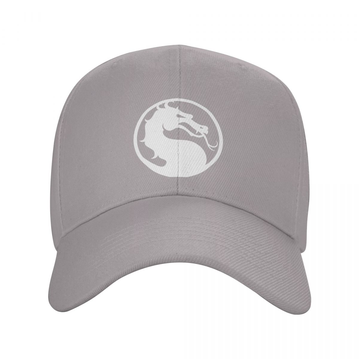 Mortal Kombat - Snapback Baseball Cap - Summer Hat For Men and Women-Gray-Adjustable Cap-