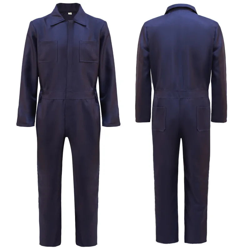 Michael Myers Cosplay Costume - The Perfect Disguise: Coat, Pants, and Mask Outfits for a Spooky Halloween & Carnival-Black-S-Bleach