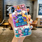 Limited Edition Graffiti Stitch Phone Case - Transparent - Apple iPhone 11 12 13 14 Max Mini 5 6 7 8 S SE X XR XS Pro Plus - All I-Phone Models - Anime Fan Gift-A36Mtra02-iPhone 5 5S SE-
