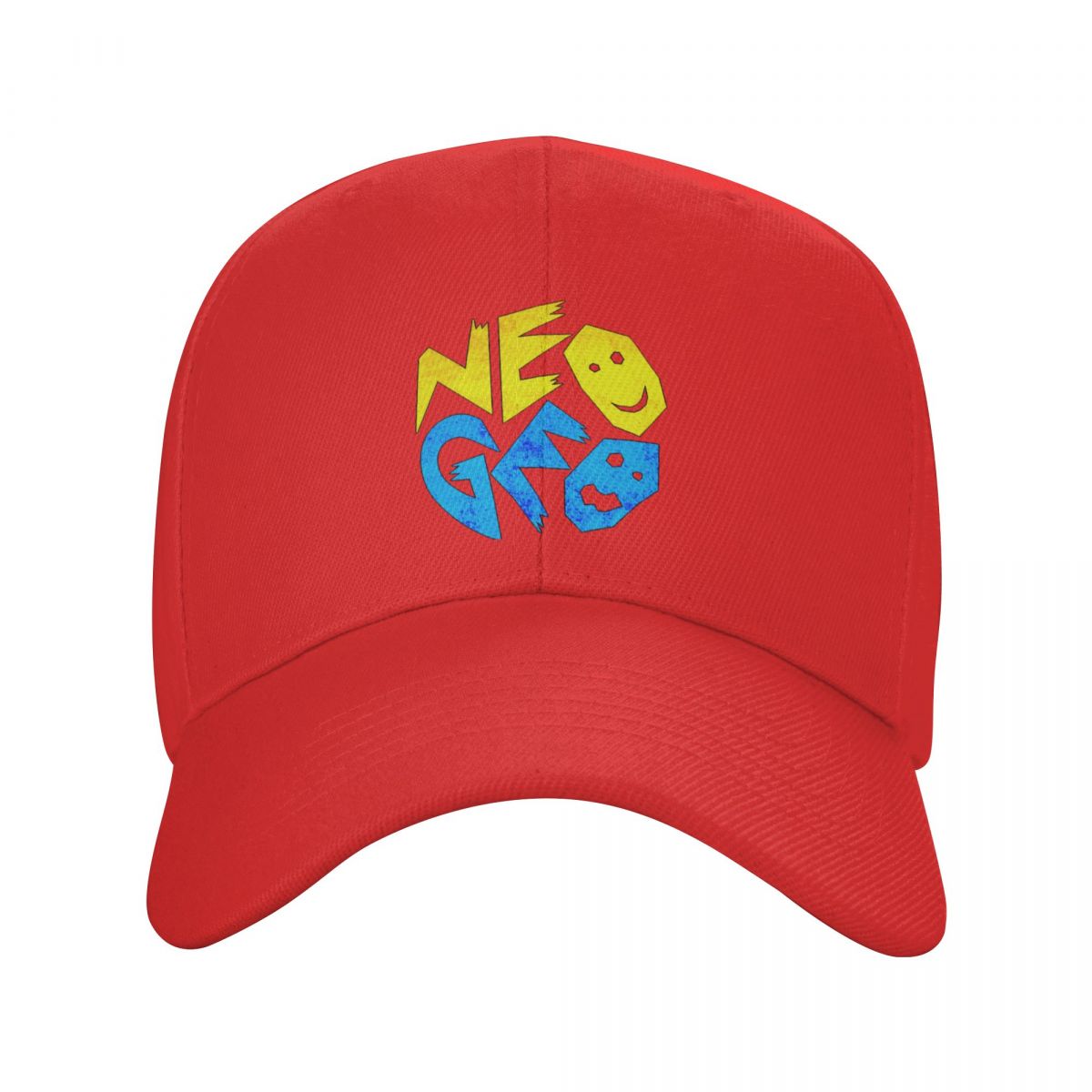 Neo Geo Arcade Game - Retro Gamer - Snapback Baseball Cap - Summer Hat For Men and Women-Red-Adjustable Cap-