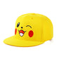 Pokemon Pikachu Baseball Cap - Peaked Hat - Cartoon Anime Character - Flat Brim - Hip Hop - Outdoor Sports Cap - Birthday Gift-wink kids size-