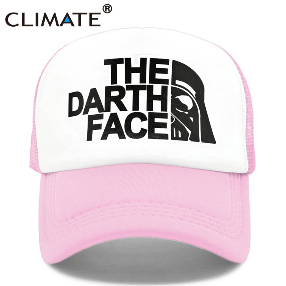 Darth Trucker - Ultimate Trucker - Snapback Baseball Cap - Summer Hat For Men and Women-Pink-Kid 52to55cm Head-