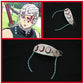 Demon Slayer Kimetsu No Yaiba Uzui Tengen Headband - Cosplay Headwear with Wig, Eye mask, and Accessories for Halloween Costumes and Anime Prop-Headwear 3-One Size-