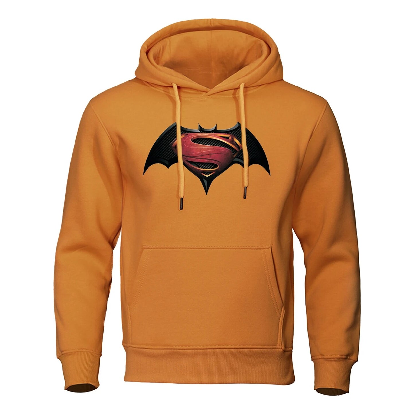 Superman / Batman - Super-Bat Hoodie - Men's Casual Streetwear-