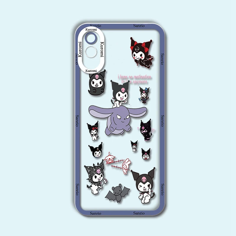 Cinnamoroll | Hello Kitty Cover For Redmi 9A 9AT Phone Case - Cartoon Transparent Soft Silicone Coque - For Redmi9A 9 AT - Shell kuromi Bags - Xiaomi Redmi 9A - Anime Fan Gift-Msanlo40-Redmi 9A-