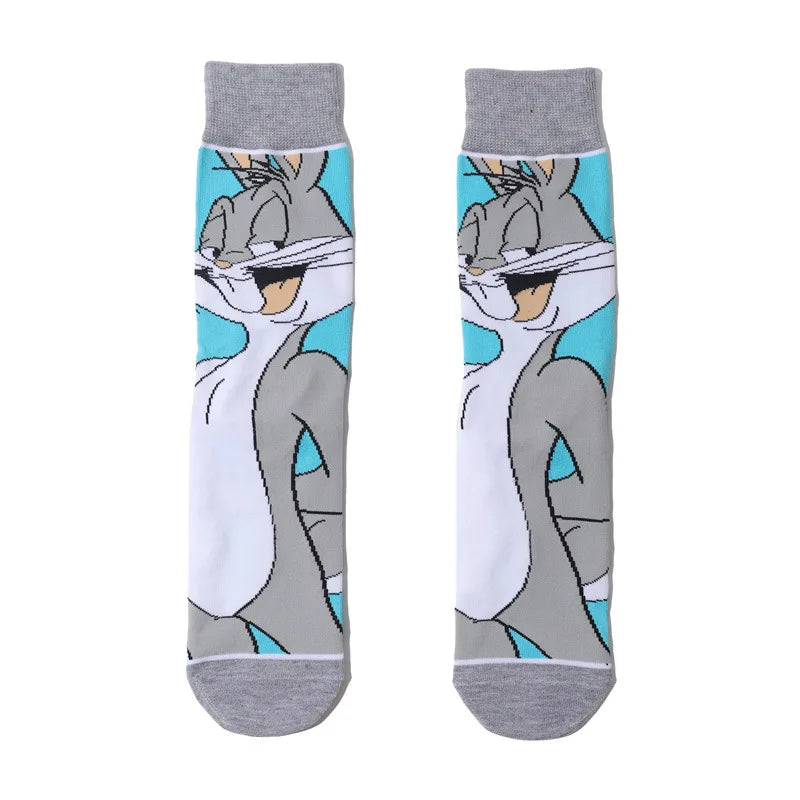 Hot sale Funny Anime Cartoon Animal Socks Rabbit Duck Cat Fashion Personality Novelty Men and women Comfort Breathable Sock-2-