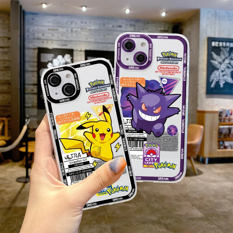 Pokemon Pikachu Phone Case - Clear Funda - Xiaomi Mi 11T 11 Lite