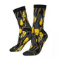 Isopod Rubber Ducky Duck Socks - Male Mens & Women Winter Stockings - Hip Hop Style-2 Black-One Size-