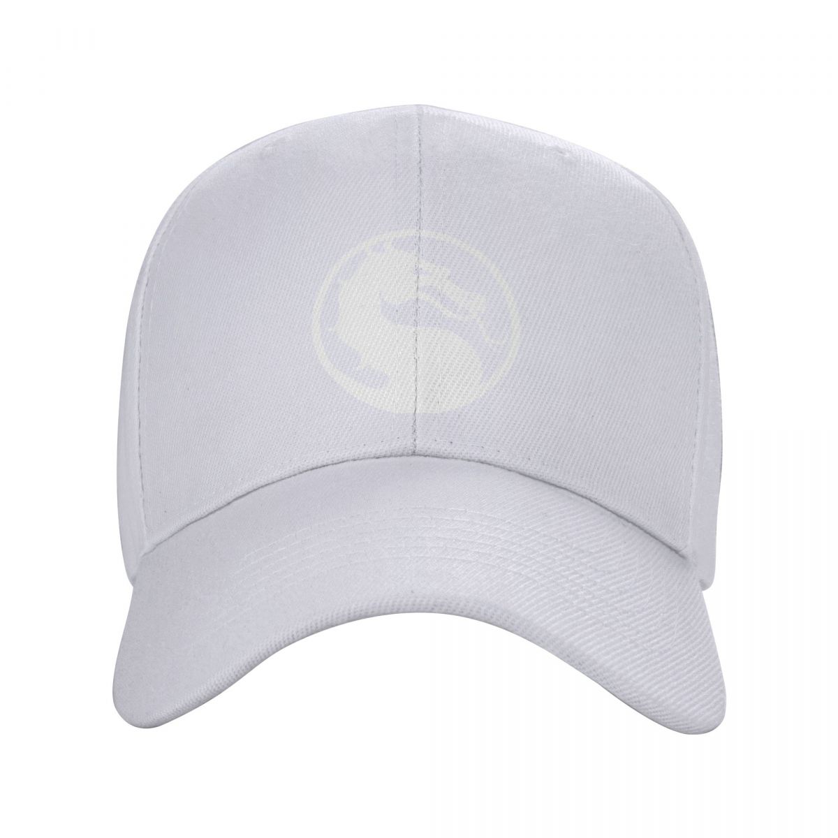 Mortal Kombat - Snapback Baseball Cap - Summer Hat For Men and Women-White-Adjustable Cap-