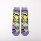 Teenage Mutant Ninja Turtles Skateboard Socks - Men & Women Hip Hop Print - Personality Casual Long Breathable Sock-18 a pair-one size-