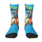 Back To The Future Dress Socks - Fun Mens & Unisex - Breathable 3D Print - Sci-Fi Film Crew Socks-6-Crew Socks-