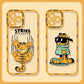 Cartoon Garfield's Comfy Soft Silicone Case - iPhone Case - Fits 14 Pro Max, 13, 12, 11, Pro Max, Mini, XR, XS, X, 8, 7, 6, 6S Plus, SE 2020 - Slim Back Cover.-