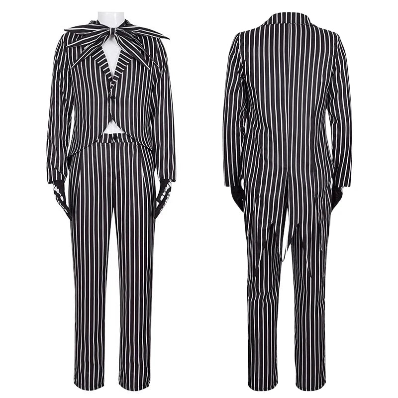 Jack Skellington Cosplay Costume - Stand Out with the Mask for Adults and The Nightmare Before Christmas Uniform-
