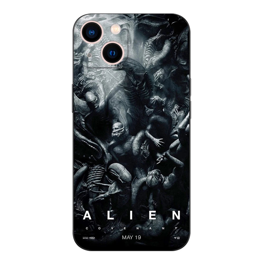 Xenomorph Aliens Predator Concept - TCL Phone Case - Suitable for 30 Plus, 303, 30XE, 30V, 30SE, E, 306, 305 - Black TPU Design.-45360-TCL 30 5G-