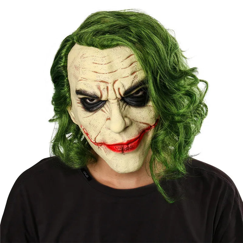 Joker Joaquin Phoenix Arthur Fleck Costume - Be the Star of the Show in Suits, a Halloween Party Mask, and a Cosplay Bodysuit-RedjokerMask-S-Joker