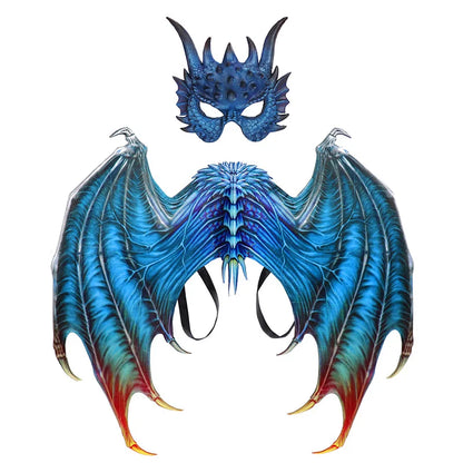 Dragon Costume for Female Xia - Halloween Costume for Women with Cosplay Props, Owl Anime Evil Wing Mask, Suitable for Dance Party and Carnival Costumes for Adults-Dragon Set-One Size-