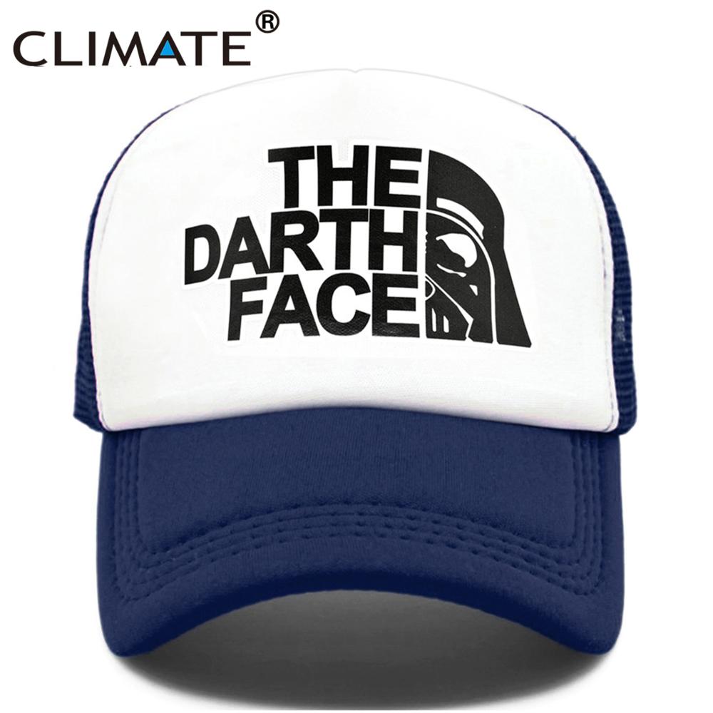 Darth Trucker - Ultimate Trucker - Snapback Baseball Cap - Summer Hat For Men and Women-Navy white-Kid 52to55cm Head-