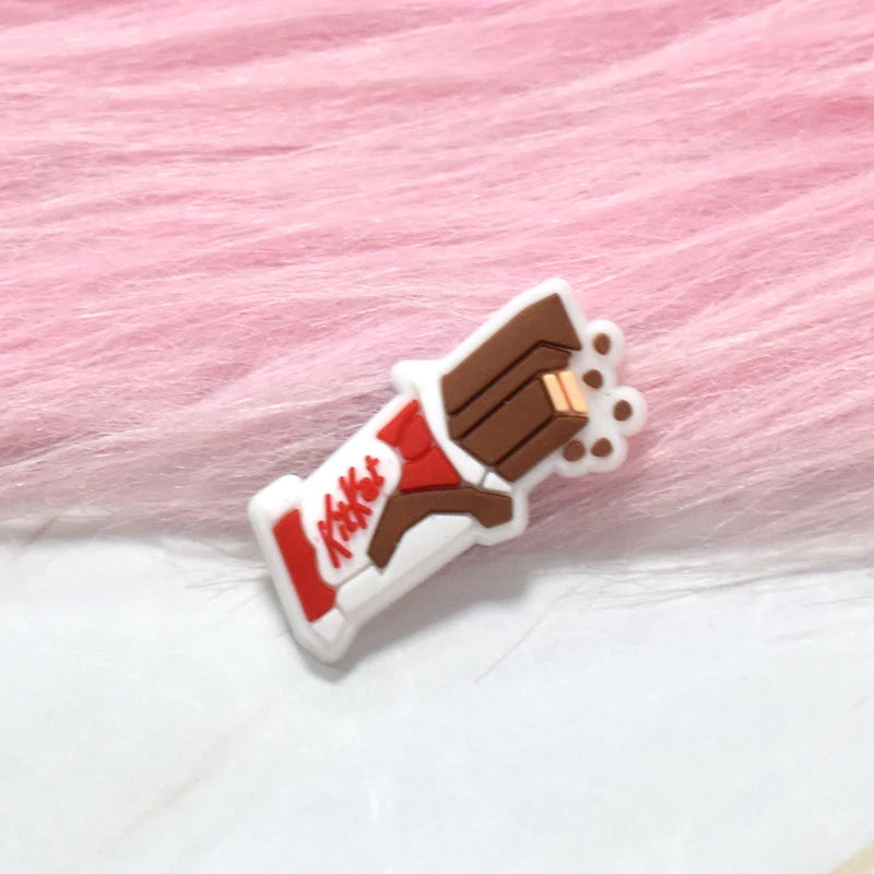 Ultimate Snack Selection: 10 Delightful Food-Themed Pin Brooches, Featuring Popcorn and More-KIT-KAT-