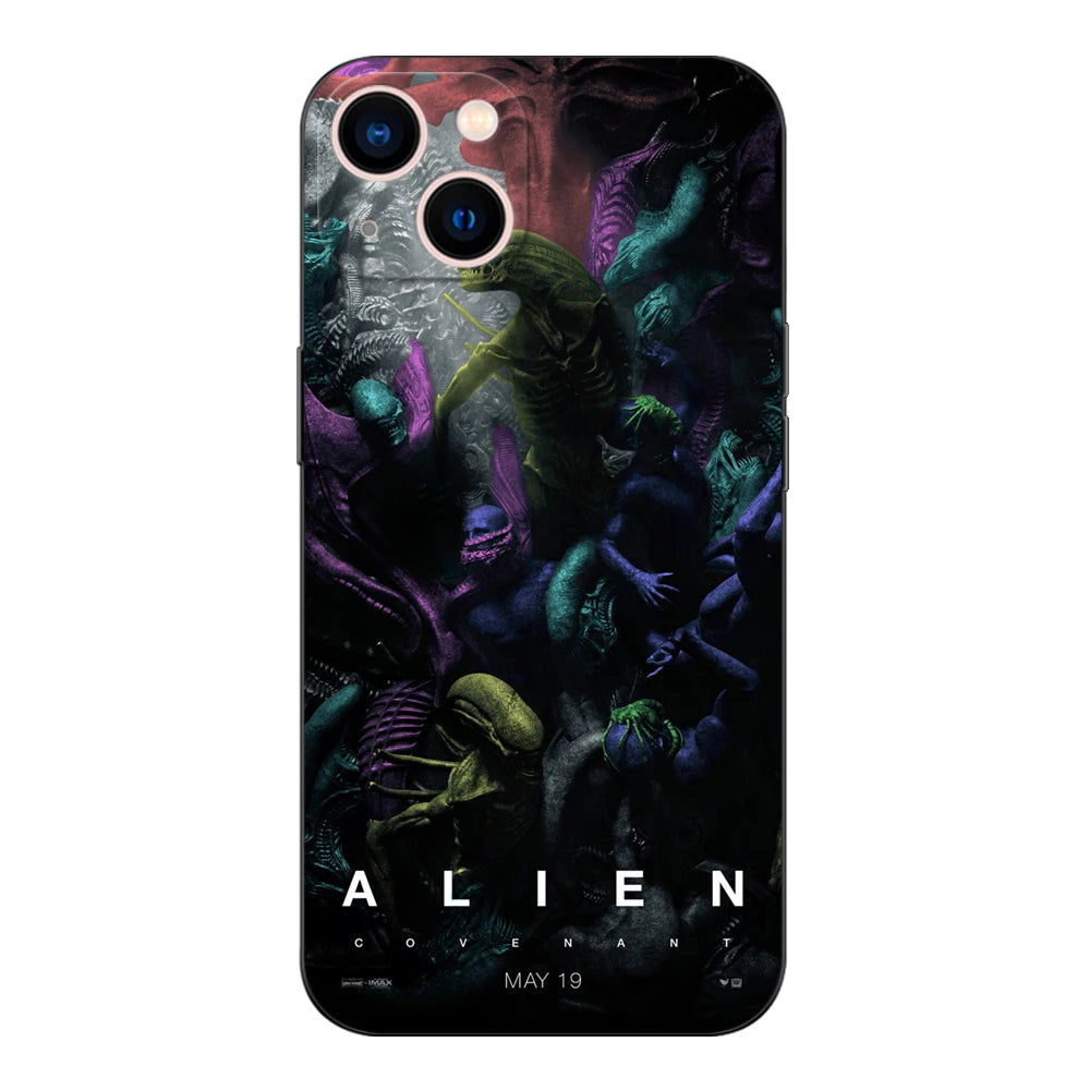 Xenomorph Aliens Predator Concept - TCL Phone Case - Suitable for 30 Plus, 303, 30XE, 30V, 30SE, E, 306, 305 - Black TPU Design.-45357-TCL 30 5G-