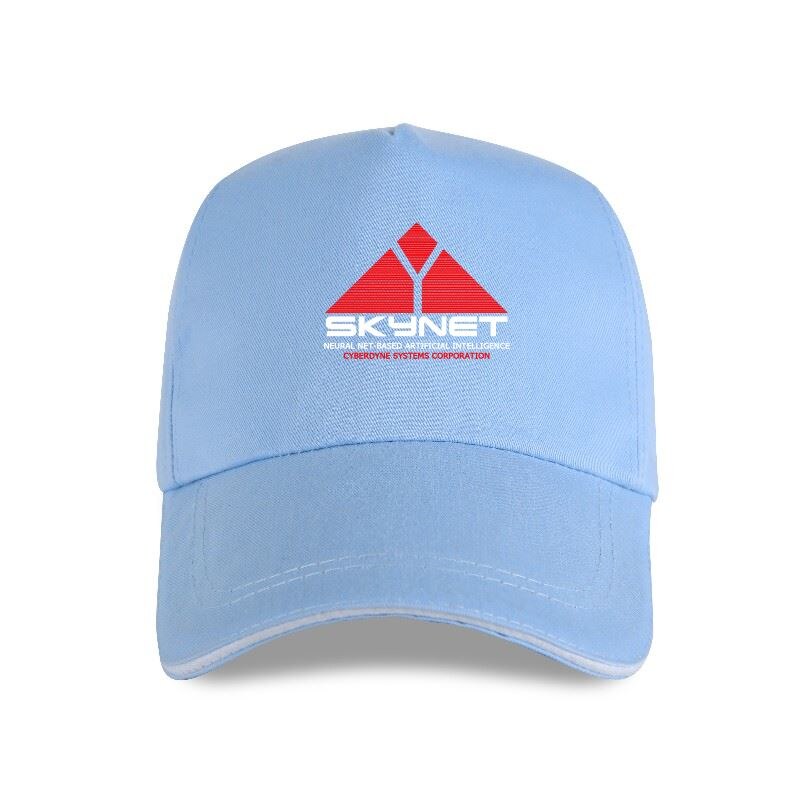 SKYNET LOGO - Snapback Baseball Cap - Summer Hat For Men and Women-P-SkyBlue-