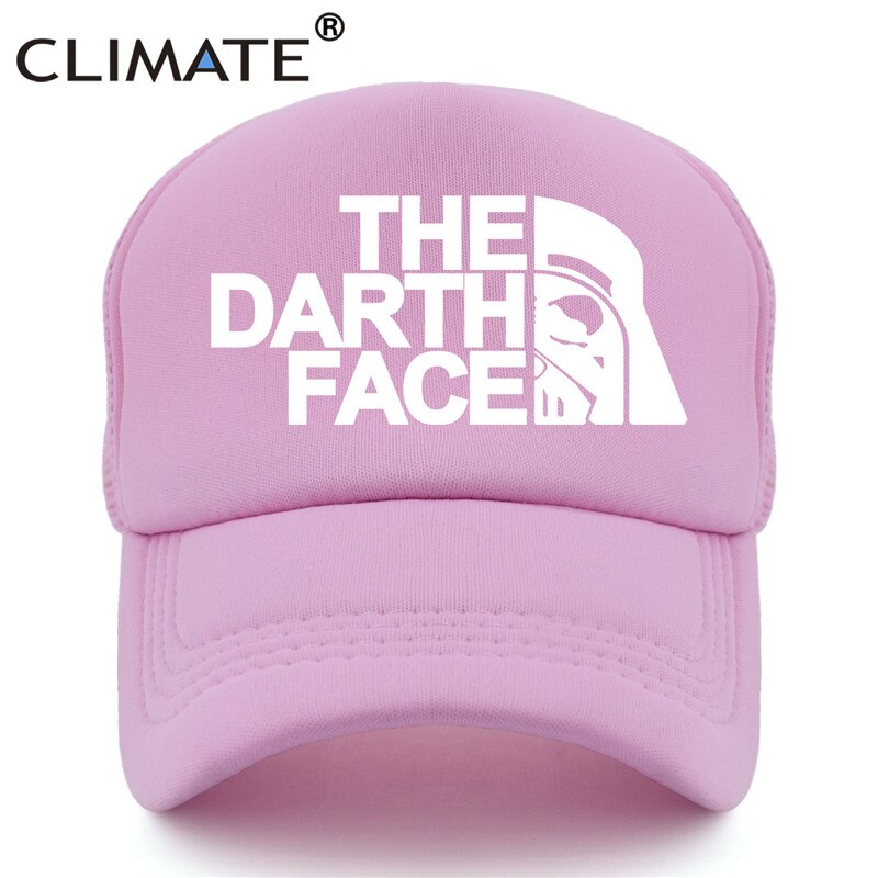 Darth Trucker - Ultimate Trucker - Snapback Baseball Cap - Summer Hat For Men and Women-Full Pink-Kid 52to55cm Head-