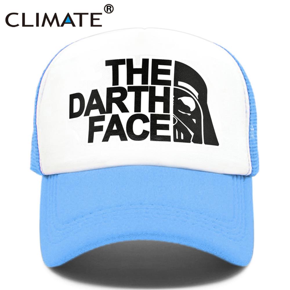 Darth Trucker - Ultimate Trucker - Snapback Baseball Cap - Summer Hat For Men and Women-Sky Blue-Kid 52to55cm Head-