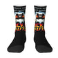 Back To The Future Dress Socks - Fun Mens & Unisex - Breathable 3D Print - Sci-Fi Film Crew Socks-4-Crew Socks-