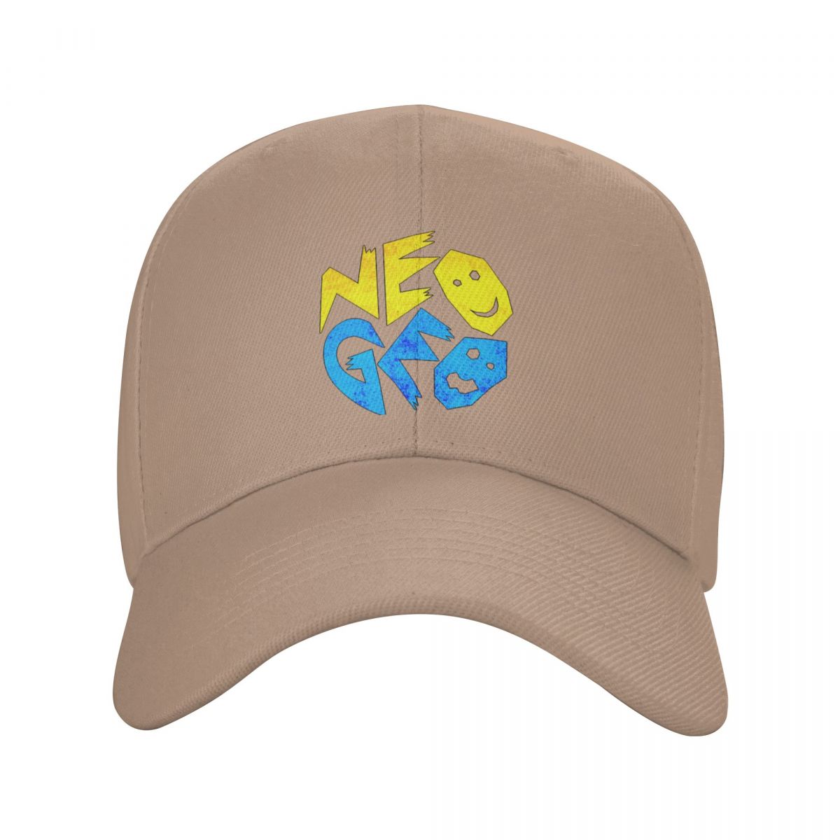 Neo Geo Arcade Game - Retro Gamer - Snapback Baseball Cap - Summer Hat For Men and Women-Khaki-Adjustable Cap-
