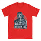 Mad Max - T-Shirt 100% Cotton - Classic 1980's Action - Movie Buff Fanwear-Red-S-
