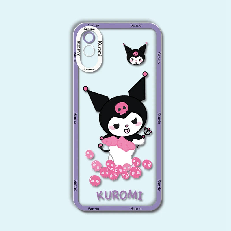 Cinnamoroll | Hello Kitty Cover For Redmi 9A 9AT Phone Case - Cartoon Transparent Soft Silicone Coque - For Redmi9A 9 AT - Shell kuromi Bags - Xiaomi Redmi 9A - Anime Fan Gift-Msanlo30-Redmi 9A-