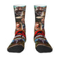 Jurassic Park Dinosaur Dress Socks - Fun Men's Unisex - Warm Comfortable 3D Printing Sci-Fi Fantasy Film Crew-8-Crew Socks-