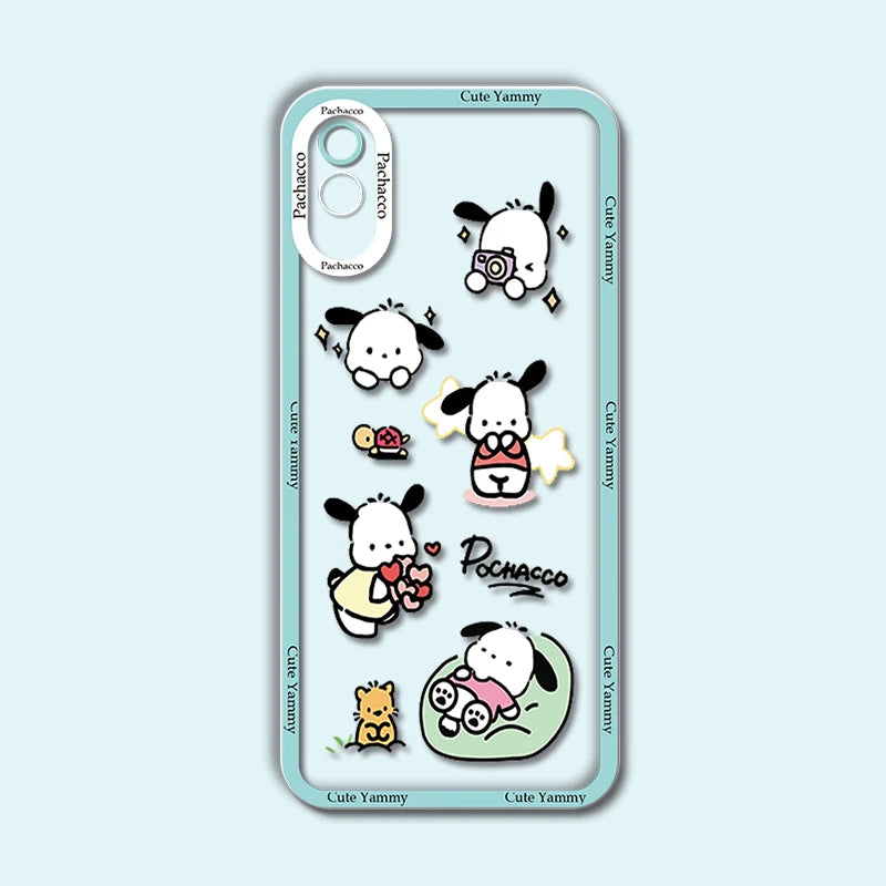Cinnamoroll | Hello Kitty Cover For Redmi 9A 9AT Phone Case - Cartoon Transparent Soft Silicone Coque - For Redmi9A 9 AT - Shell kuromi Bags - Xiaomi Redmi 9A - Anime Fan Gift-Msanlo63-Redmi 9A-