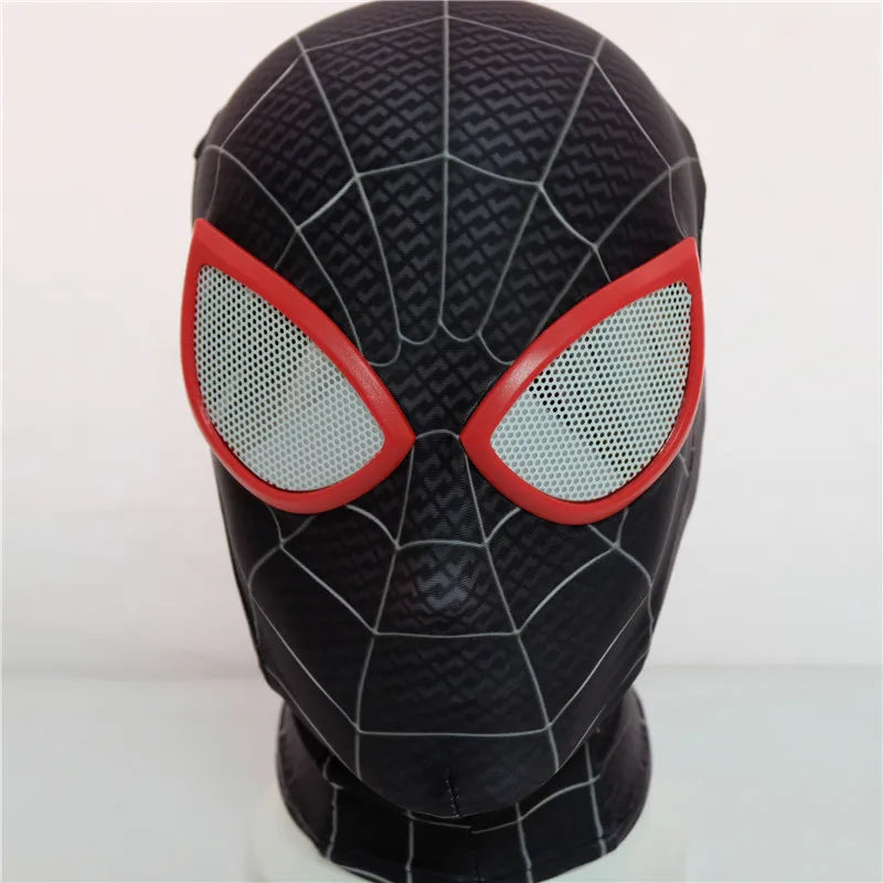 Superhero Spider Man Masks - Transform into Spider Verse Miles Morales with Cosplay Peter Parker Costume, Zentai Spider Helmet Man Homecoming-1-One Size-Spider-Man