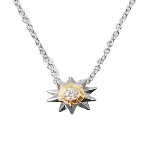 Pokemon Cartoon Anime Fashion Trend Necklace Pendant - Charizard Eevee - Exquisite Jewelry - Kawaii Accessories - Birthday Gift-Silver(AE存量)*-