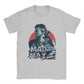 Mad Max - T-Shirt 100% Cotton - Classic 1980's Action - Movie Buff Fanwear-Gray-S-