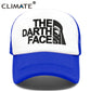 Darth Trucker - Ultimate Trucker - Snapback Baseball Cap - Summer Hat For Men and Women-Blue White-Kid 52to55cm Head-