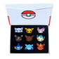 Pokemon Gym Badges Collection - Kanto Johto Hoenn Sinnoh Pins Brooches - Unique Pocket Monster Gift-Evees 1-
