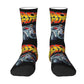 Back To The Future Dress Socks - Fun Mens & Unisex - Breathable 3D Print - Sci-Fi Film Crew Socks-10-Crew Socks-