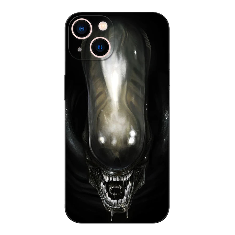 Xenomorph Aliens Predator Concept - TCL Phone Case - Suitable for 30 Plus, 303, 30XE, 30V, 30SE, E, 306, 305 - Black TPU Design.-45356-TCL 30 5G-