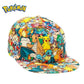 Pokemon Pikachu Baseball Cap - Peaked Hat - Cartoon Anime Character - Flat Brim - Hip Hop - Outdoor Sports Cap - Birthday Gift-