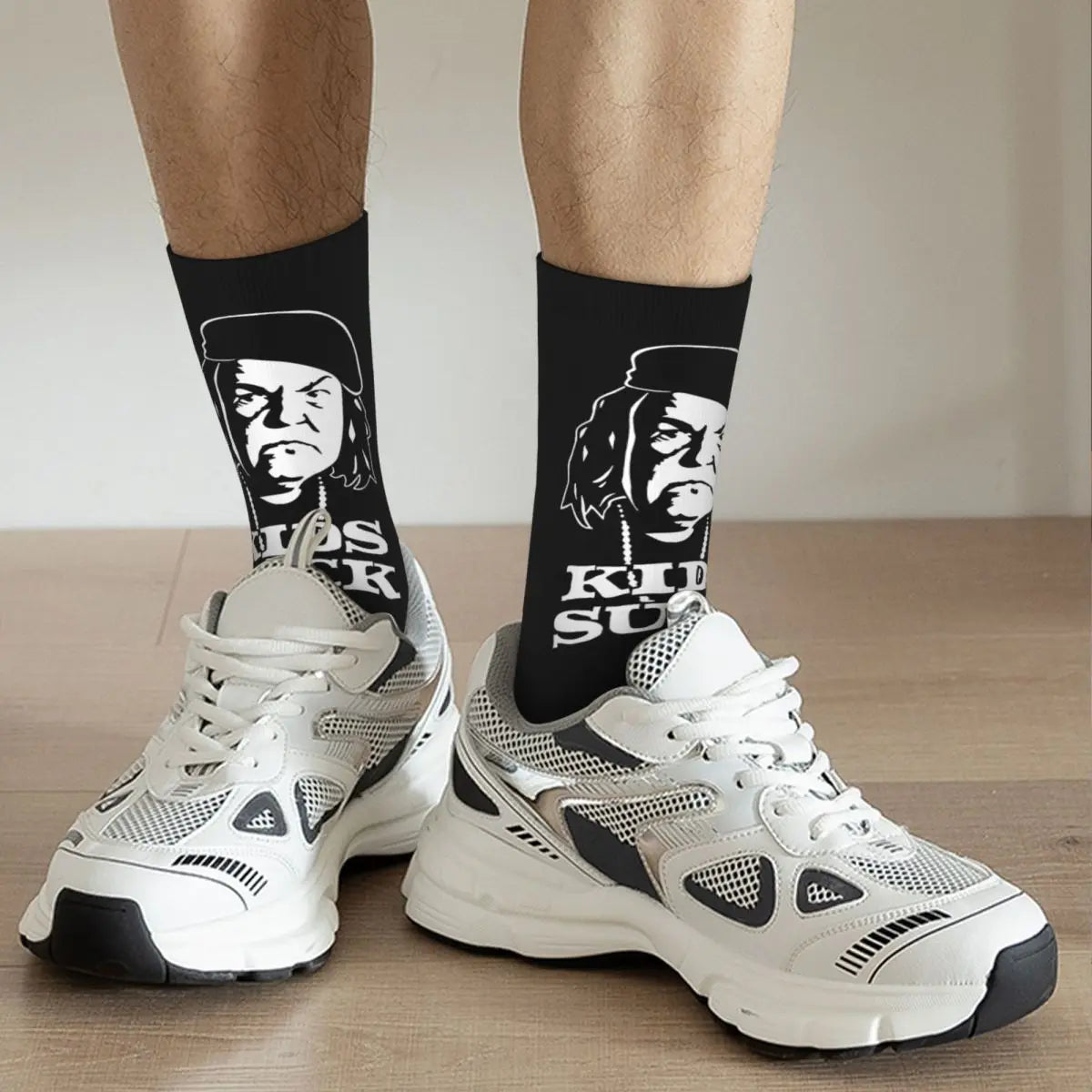 The Goonies TV Series Casual Socks - New Male & Kids Graphic - Unisex Women's Spring to Winter-WHITE-One Size-