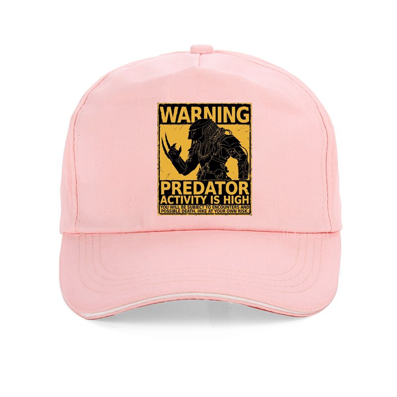 Predator Activity Is High - Snapback Baseball Cap - Summer Hat For Men and Women-Pink-Adjustable-