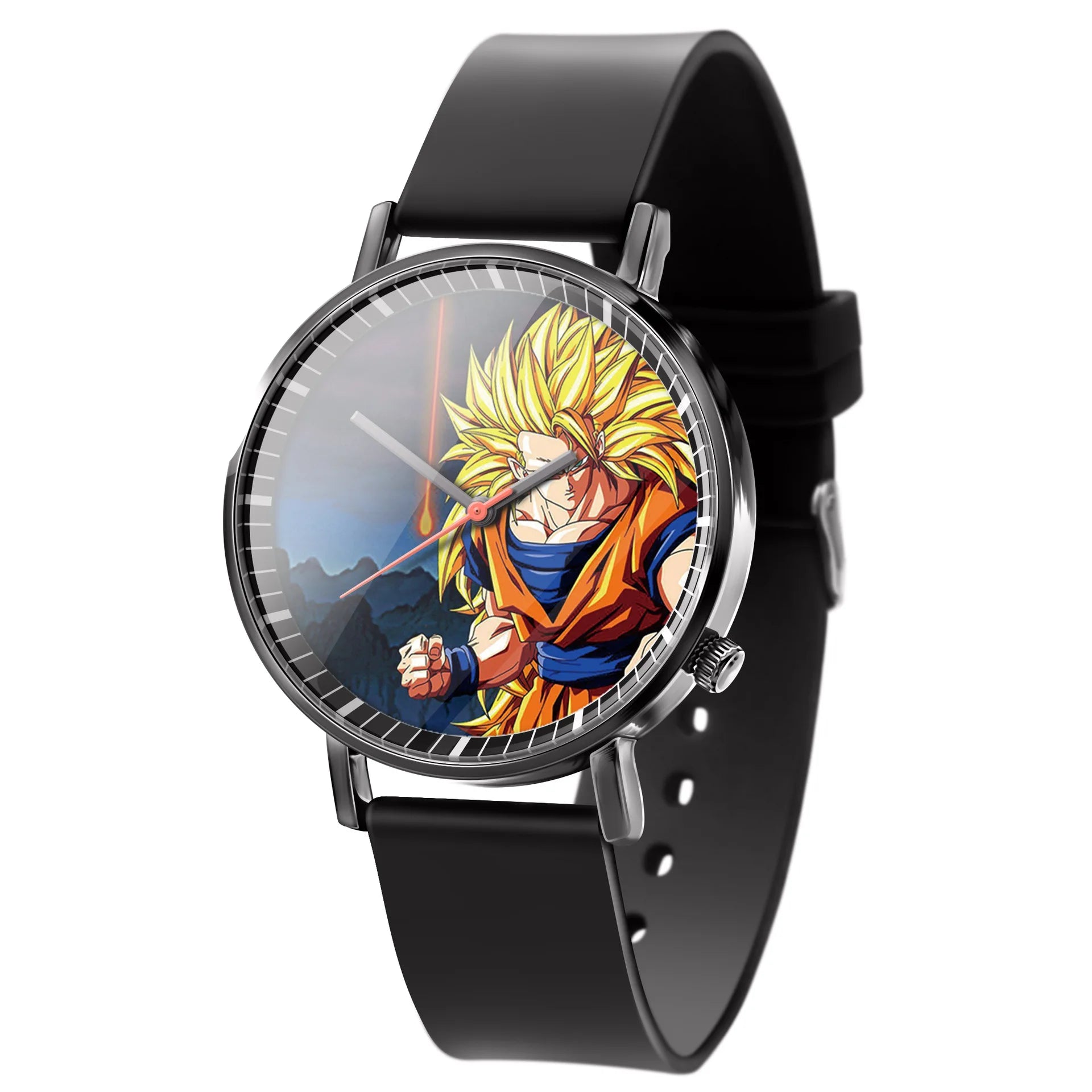Dragon Ball Z Watch Goku Saiyans Wristwatch Leather Printing Watch Cartoon Anime Quartz Electronic Watch Toy Birthday Party Gift-Dragon ball-15-