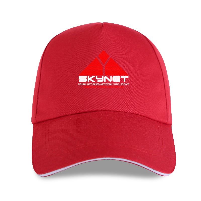 SKYNET LOGO - Snapback Baseball Cap - Summer Hat For Men and Women-P-Red-