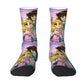 Candy Candy Anime Dress Socks - Funny Mens & Unisex - Warm 3D Printing - Manga TV Crew Socks-13-Fashion Socks-
