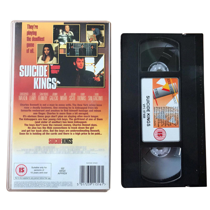 Suicide Kings - Christopher Walken - Entertainment In Video - Pal VHS-
