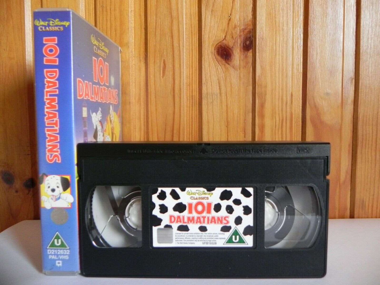101 Dalmatians - Walt Disney Classic - Animated - Adventure - Children's - VHS-